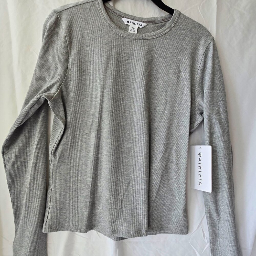 Signature Rib Crew Top - Picture 7 of 10